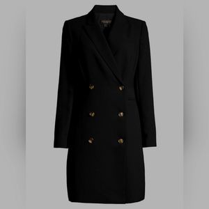 Donna Karan New York Double-breasted Blazer Dress
